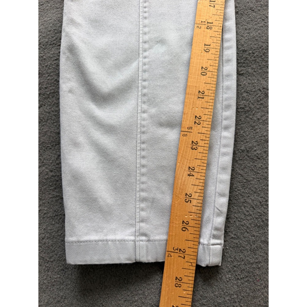 Loft Outlet Women Light Gray Skinny Ankle Seamed Front Pants Size 14 High Rise - Picture 12 of 14